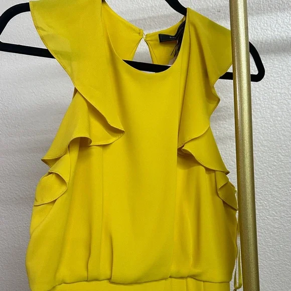 BCBGMaxAzria Vibrant Yellow Maxi Dress - Picture 9 of 10